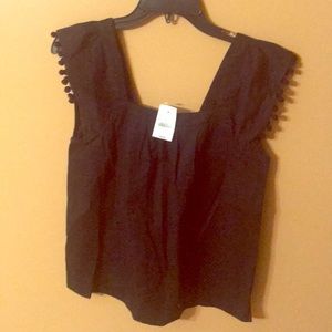 J crew black Blouse size 2
